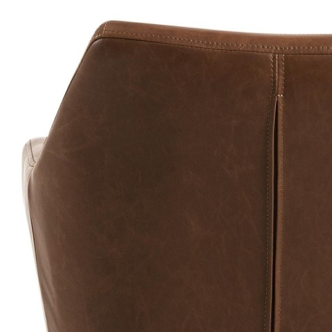 Fotel biurowy na kółkach Nora Vintage br ązowa PU Fotel biurowy na kółkach Nora Vintage br ązowa PU