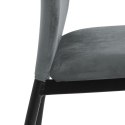 Krzesło Demina dark grey Krzesło Demina dark grey