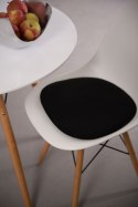 Poduszka na krzesło Side Chair czarna Poduszka na krzesło Side Chair czarna