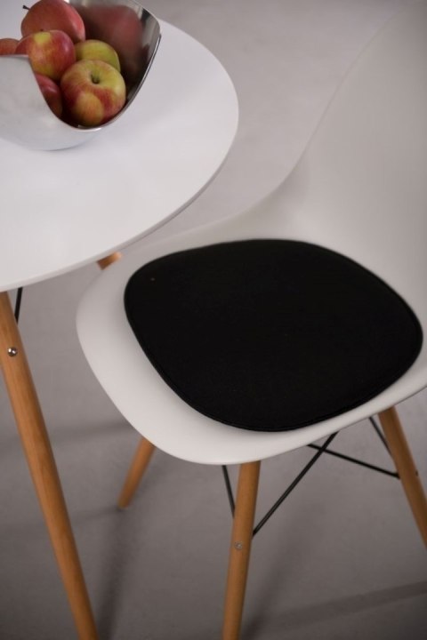 Poduszka na krzesło Side Chair czarna Poduszka na krzesło Side Chair czarna