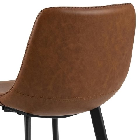 Stołek barowy Oregon PU brandy Low Stołek barowy Oregon PU brandy Low
