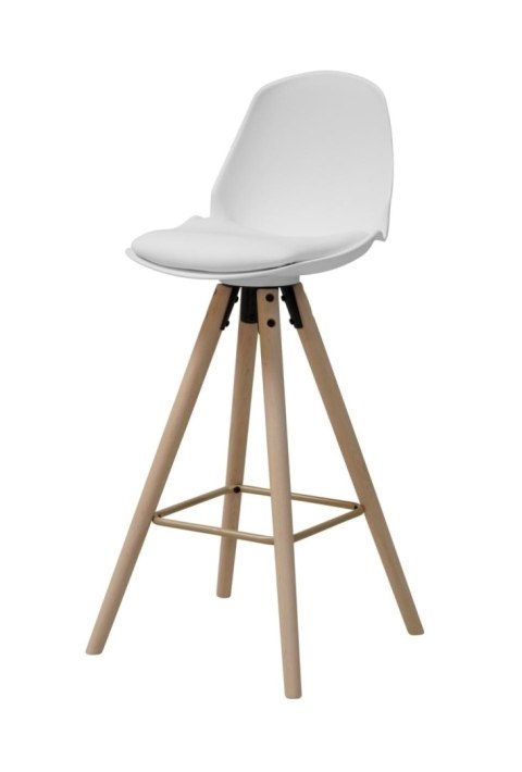 Stołek barowy Oslo biały wood Stołek barowy Oslo biały wood