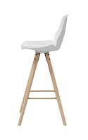 Stołek barowy Oslo biały wood Stołek barowy Oslo biały wood