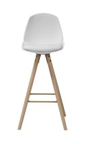 Stołek barowy Oslo biały wood Stołek barowy Oslo biały wood