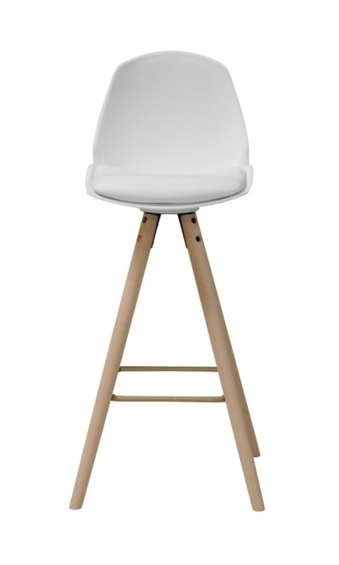 Stołek barowy Oslo biały wood Stołek barowy Oslo biały wood