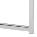 Stolik okrągły Cross szkło/chromowany Stolik okrągły Cross szkło/chromowany