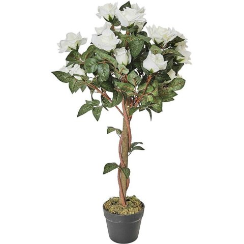 Sztuczna roślina Róża 90cm w donicy Sztuczna roślina Róża 90cm w donicy