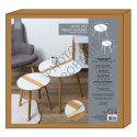 Zestaw 2 stolików kawowych Paraiba biały/naturalny Zestaw 2 stolików kawowych Paraiba biały/naturalny