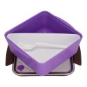 Lunch box Divided z widelcem 2,6l fioletowy Lunch box Divided z widelcem 2,6l fioletowy