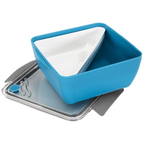 Lunch box Divided z widelcem 2,6l niebieski ciemny Lunch box Divided z widelcem 2,6l niebieski ciemny