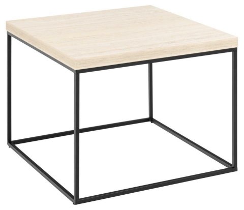 Stolik Barossa 60x60cm beżowy traweryn Stolik Barossa 60x60cm beżowy traweryn