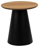 Stolik Soli 45cm dąb/czarny Stolik Soli 45cm dąb/czarny