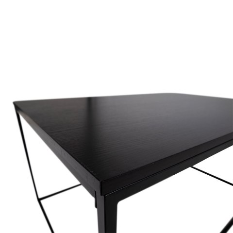 Stolik kawowy Vita czarny 60x90cm Stolik kawowy Vita czarny 60x90cm