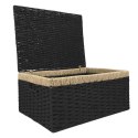 Zestaw 3 koszy Trunk czarne Zestaw 3 koszy Trunk czarne