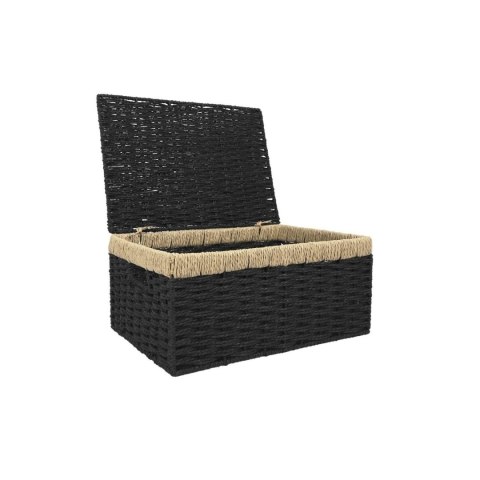 Zestaw 3 koszy Trunk czarne Zestaw 3 koszy Trunk czarne