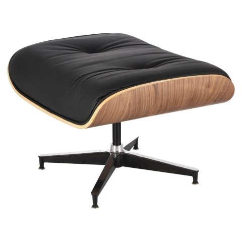 Fotel Vip z podnóżkiem czarny/walnut /standard base Fotel Vip z podnóżkiem czarny/walnut /standard base