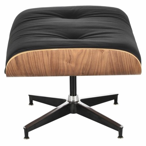 Fotel Vip z podnóżkiem czarny/walnut /standard base Fotel Vip z podnóżkiem czarny/walnut /standard base