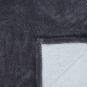Koc Sherpa szary 180x220cm gruby pikowany Koc Sherpa szary 180x220cm gruby pikowany