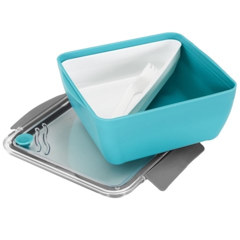 Lunch box Divided z widelcem 2,6l niebieski jasny Lunch box Divided z widelcem 2,6l niebieski jasny