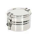 Metalowy Lunch box z 2 pojemnikami Metalowy Lunch box z 2 pojemnikami