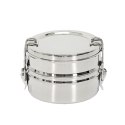 Metalowy Lunch box z 2 pojemnikami Metalowy Lunch box z 2 pojemnikami