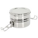 Metalowy Lunch box z 2 pojemnikami Metalowy Lunch box z 2 pojemnikami