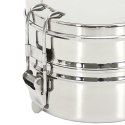 Metalowy Lunch box z 2 pojemnikami Metalowy Lunch box z 2 pojemnikami
