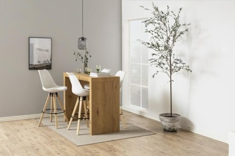 Stołek barowy Dima biały wood Stołek barowy Dima biały wood