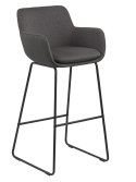 Stołek barowy Lisa dark grey Stołek barowy Lisa dark grey