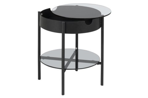 Stolik Tipton Glass/black S Stolik Tipton Glass/black S