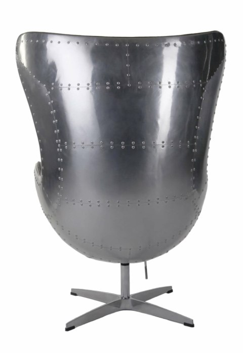 Fotel Jajo aluminium brąz PU Fotel Jajo aluminium brąz PU