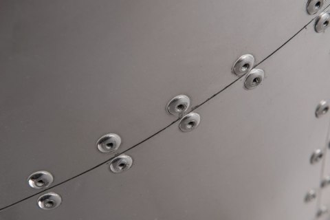 Fotel Jajo aluminium brąz PU Fotel Jajo aluminium brąz PU