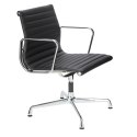 Fotel konf. CH1081T,czarna skóra ,chrom Fotel konf. CH1081T,czarna skóra ,chrom