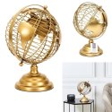 Globus metalowy złoty 28cm Globus metalowy złoty 28cm