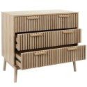 Komoda Klaus 3 szuflady, naturalna Komoda Klaus 3 szuflady, naturalna