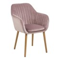Krzesło Emilia Velvet dusty rose Krzesło Emilia Velvet dusty rose