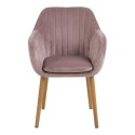 Krzesło Emilia Velvet dusty rose Krzesło Emilia Velvet dusty rose