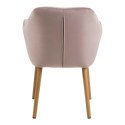 Krzesło Emilia Velvet dusty rose Krzesło Emilia Velvet dusty rose