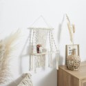 Półka Boho średnia macrama beżowa Półka Boho średnia macrama beżowa