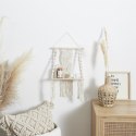 Półka Boho średnia macrama beżowa Półka Boho średnia macrama beżowa