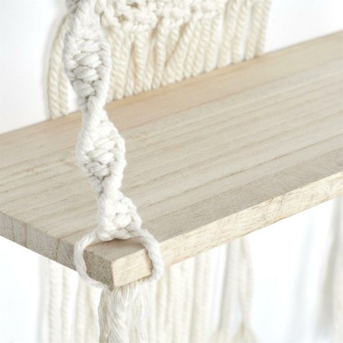 Półka Boho średnia macrama beżowa Półka Boho średnia macrama beżowa