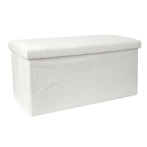 Pufa Intesi Velse boucle biała składana Pufa Intesi Velse boucle biała składana