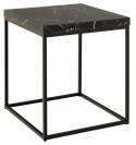 Stolik Barossa 40x40cm czarny marmur Stolik Barossa 40x40cm czarny marmur