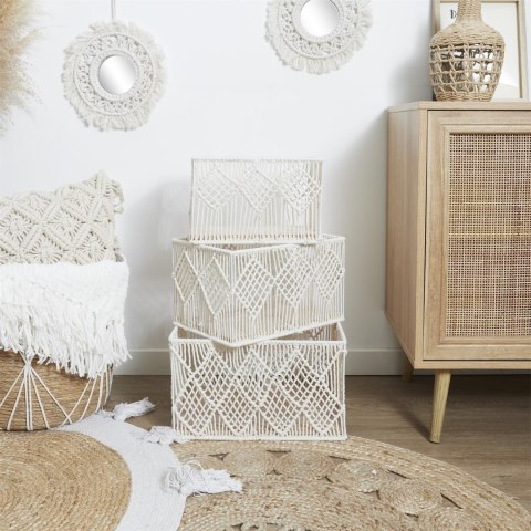 Zestaw 3 koszy BOHO Zestaw 3 koszy BOHO
