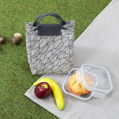 Zestaw Lunch box i torba termiczna szare Zestaw Lunch box i torba termiczna szare