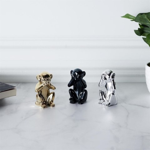 Figurka Monkey srebrna S Figurka Monkey srebrna S