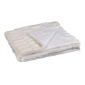 Koc Furry 120x150cm biały z uchwytem Koc Furry 120x150cm biały z uchwytem