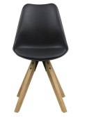 Krzesło Dima black/ dąb Krzesło Dima black/ dąb