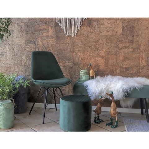 Krzesło Oslo Velvet zielone ciemne Krzesło Oslo Velvet zielone ciemne