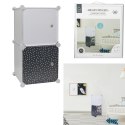 Modularny regał Cubes 2 do pokoju dziecka szary Modularny regał Cubes 2 do pokoju dziecka szary